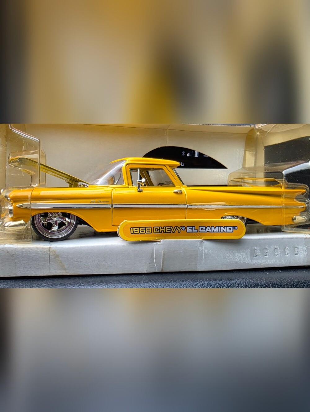 Source Unknown Yellow 1959 Chevy El Camino Toy Car